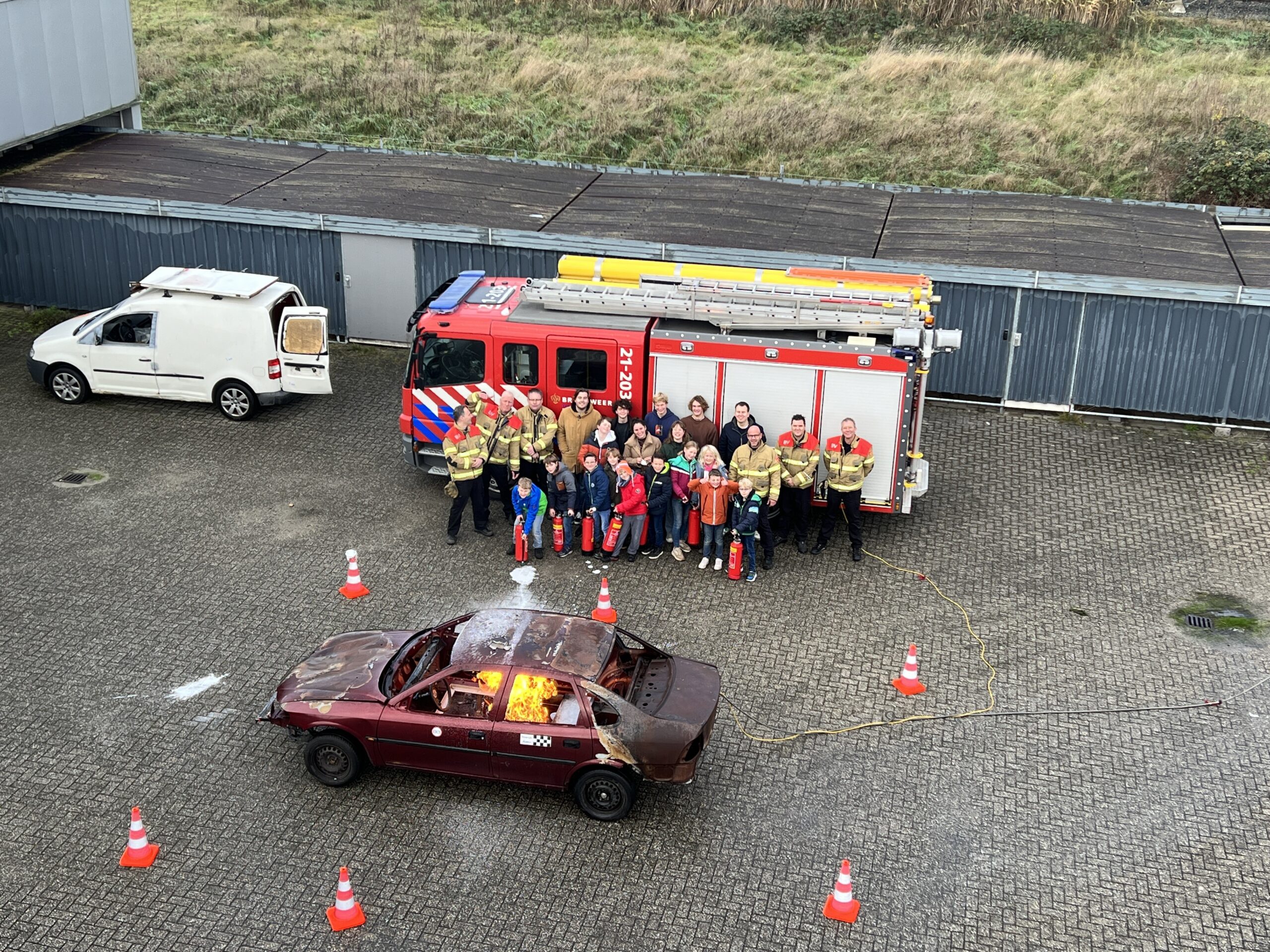 Op bezoek bij de Brandweer